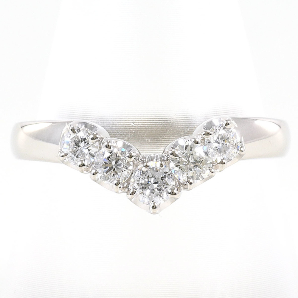 VINTAGE Silver Diamond Ring
